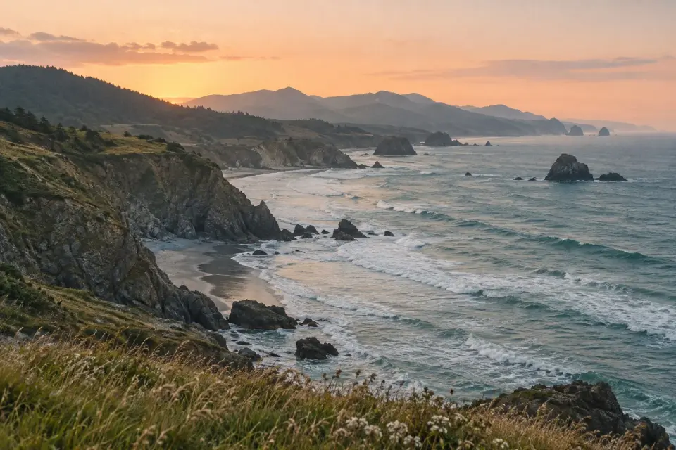 The coast